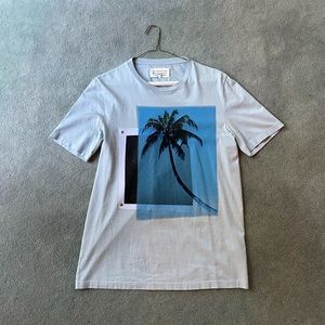 Maison Margiela Blue Cotton T-Shirt (Men’s)